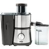 SILVA SCHNEIDER Spremiagrumi per frutta e verdura, in acciaio inox, 400 Watt, facile da pulire, 350 ml