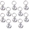 DRESSOOS 10 Pezzi Piccoli Campanellini per Animali Domestici Ciondolo per Collare di Cane Accessori per Animali Domestici per Gatti Cuccioli Gattini Argento 18 Mm
