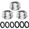 CNYMANY 3 Pezzi Corredo Dell'Adattatore Del Rubinetto, CNYMANY Maschio M22mm a Maschio M24mm Kit adattatore per aeratore da cucina adattatore per rubinetto del lavandino Tubo standard per filtro dell'acqua