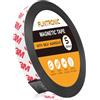 Flintronic 5M Rotolo di Nastro Magnetico, Nastro Magnetico Autoadesivo, Striscia Calamitata con Nastro Adesivo 3M, per Tende, Foto, Poster, Magneti per Frigorifero, Zanzariere, Domestico(1.5cm*1.5mm)