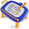 Smasiagon Lavagna Magnetica per Bambini, Tavola da Disegno Cancellabile Lavagnetta Magica con Gambe Stabili, Portatile Giocattoli Educativi, Regalo per Bambino 1 2 3 Anni (Blu Marino)