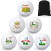 Sinmoe Palline da Golf Divertente Novità Regalo Golfista per Uomini Papà Fan del Golf Regalo di Natale, un'Unità di Dimensioni Standard