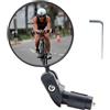 JchEnye Specchio per bicicletta, Specchio per bicicletta, Specchio universale regolabile a 360° per manubrio di E-bike, E-scooter (18-22 mm)