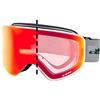 CGM Maschera da sci 781A MAG Bianco|Fotocromatica IRIDIUM PLUS Rossa S1-S3 (8%-80%)