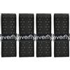 Everfly Overgrip Padel - Set 4 Pezzi Nero - Grip Antiscivolo Racchetta Padel - Baldminton Squash Tennis - Copriimpugnatura Wrap Assorbente - Over Protezione Presa Manici Racchette (Perforato)
