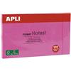 APLI Funny 15003 - Foglietti adesivi, 125 x 75 mm, blocco con 100 foglietti autoadesivi, rosa fluo