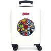 Marvel Disney Valigia per bambini rigida Chiusura a combinazione Laterale 4 ruote Bagagli a Mano è realizzato in ABS, un materiale rigido e leggero., Potenza, Valigia cabina