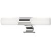 BRILONER - Lampada a LED a specchio per il bagno, lampada a specchio per il bagno, IP44, colore della luce bianco neutro, 7W, cromo, 32 cm