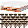 OSRAM LED FLAT Lampada, confezione con 30 lampadine, ultra-compatta, sostituisce le tradizionali lampadine da 28W, 3.5W, bianco caldo (2700K), E27