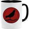 Jungle Mug Tazza vichinga nordica, idea regalo per uomini anziani, papà, nonno, motivo vichingo, teschio, boccale da birra, martello (VIKING024)