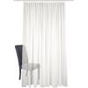 HOME WOHNIDEEN Fertigstore Sablio tinta unita, nastro pieghettato, bianco o lana, diverse misure, colore: bianco lana, dimensioni: 120 x 450 cm
