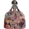 DRW Menina Colori Abito Classico con Specchi 17x12x21,5 cm, Multicolore, 17x12x21.5 cm
