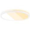 BRILONER - Plafoniera a LED per soggiorno, plafoniera a LED, lampada a LED piatta, lampada da soggiorno, pannello LED, regolazione del colore della luce, retroilluminazione, bianco