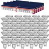 OSRAM LED Star VALUE PAR16, confezione vantaggiosa con 60 lampadine, sostituisce le tradizionali lampadine riflettori da 50W, bianco caldo (2700K), 4.3W, attacco GU10,vetro a filamento,non dimmerabile