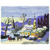 Jute & Co Arazzo Tessuto su Telaio Artigianale Indiano, 100% Juta, Multicolore, 60 x 90 cm