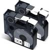 Cruxer Confezione da 2 etichette compatibili con Dymo D1 40913 S0720680 A40913, nero su bianco, 9 mm x 7 m, ricambio per Dymo LabelManager 160 210D 500TS Labelpoint 100 350 Labelwriter DUO 3M PL150