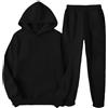 Generico Tuta Donna Sportiva Completa in Pile Invernale Calda Pantaloni Tuta Curvy Larghi Felpa Donna con Zip Elegante Pantalone Completo Cotone Sportivi Tute Felpata Palestra Jogging Tracksuit Fitness