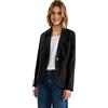 Street One A211839 Blazer in Twill, Nero, 42 Donna