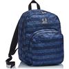 Invicta Zaino Scuola Benin M, Stripes, Zaino Doppio Scomparto Con Tasca Porta PC e Tasca Con Organizer, Scuola e Tempo Libero