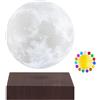VGAzer 3D Stampa lampade a levitazione magnetica a luce lunare per la casa, decorazioni per ufficio, regalo creativo da 6 pollici (bianco)