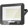 TOPAUBUB Fari Faretto LED da Esterno 50W 1 Pezzi - 5000LM 6500K Luce Fredda Faro Faretti LED Esterno IP67 Impermeabile per Giardino, Patio, Terrazza, Garage