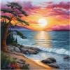 cukol cukol Kit Punto Croce da Ricamare Prestampato Completo, 11CT 40x40 cm
