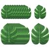 Molain Foglie di palma artificiali, 20 pezzi, foglie di palma tropicali grandi, decorative, monstera, fronde di palma finte per hawaiane, decorazioni per feste nella giungla e accenti per la casa,