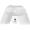 Coopay Set di Ferri da Maglia Circolari in Acciaio Inox - 9 Pezzi, 100 cm, 2,0-6,0mm Con Misuratore - Ferri da Maglia in Metallo per Maglioni, Sciarpe, Coperte o Grandi Progetti