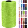 Uiopa Fettuccia per Borse a Uncinetto, 3mm x 200m Filato Uncinetto in Polipropilene, Filo Crochet Yarn per Borse, Fai da Te, Decorazioni, Artigianato