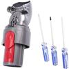 Odashen Connettore per Testa di Aspirazione Diretta per Dyson V8 V10 SV10 SV12 | Resistente e Durevole, Facile da Installare, 5,5 x 13,2 cm, Accessori di Ricambio con 3 Cacciaviti