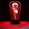 Wolobox Miss Boop Lampada LED cambia colore USB Luce notturna e decorazione