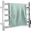 LIFEZEAL Scaldasalviette Elettrico Bagno, Termoarredo Elettrico Bagno, Termosifone Elettrico da Parete, con Timer 1-8 Ore, 30-60℃, 140W, Asciugatura Rapida, Scalda Salviette in Acciaio Inossidabile