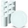 KADAX Tappo a vite per bicchieri, tappo di ricambio da 38 mm, coperchio Twist-Off in metallo, coperchio per barattoli di conserve, bottiglie e vasetti di vetro (bianco, 100 pezzi)