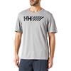 Helly Hansen LIFA Tech-Maglietta con Grafica T-Shirt, Lega 841, S, Uomo