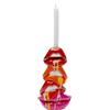 Kare Design portacandela Lips, rosso, 30 cm, tagli XL, motivo labbra, bocca, amore, per decorazione scaffale, mensola, idea regalo