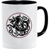 Jungle Mug Tazza vichinga nordica, idea regalo per uomini anziani, papà, nonno, motivo vichingo, teschio da bierkbrog thors hammer (VIKING020)