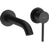 Kludi Bozz-382443976 Bozz-382443976 Rubinetto per lavabo con beccuccio fisso Bozz opaco-382443976, nero opaco, 18 cm Ausladung