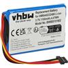 vhbw 1x batteria compatibile con TomTom Go 740TM, 750 LIVE, 740 LIVE, 750, 740 navigatore GPS (1100mAh, 3,7V, Li-Ion)