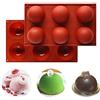 FantasyDay® Stampo in Silicone per Torte/Tortiera Forma di Emisfero, 2 Pezzi Muffa da Forno per Biscotti, Cioccolato, Tortini, Cioccolato, Torte, Dolci, Muffin - Antiaderente & Termoresistente