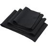 GORGECRAFT Costine Elastiche Materiale Maglia Polsini Cintura Tessuto Forniture per Cucire Colletto Fasce per Collo Orlo Rifinito Tessuto Artigianale per Scollo Rifinitura Bordi Indumenti Nero