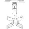 Mywall HL46MWL - Supporto da soffitto motorizzato e pieghevole per schermi piatti con controllo Smart Home per 23-65 pollici, carico fino a 30 kg con rotazione di 180°