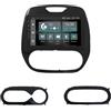 Jf Sound car audio system Autoradio Custom Fit per Renault Captur 2013-2016 (con medianav o USB centrale) Android GPS Bluetooth WiFi Dab USB Full HD Touchscreen Display 9