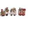BIANCHI DINO Treno di Natale Decorazione Natalizia 32x12cm Porcellana Decorazione Natalizia