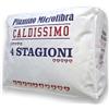 Home Tresor Piumino 4 Stagioni, Piumone Singolo Doppio Autunnale Invernale Caldo e Soffice in Fibra Imbottito mod. JEFF 1 Piazza 155x200 cm. - Bianco