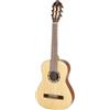 Ortega Guitars Chitarra Concerto per Mancini Misura 1/2 - Serie Family - include Gig Bag - top in mogano/abete (R121L-1/2)