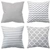 Amilian Set di 4 cuscini decorativi, con imbottitura, cuscini decorativi con federa, cuscini per divano, per camera da letto, soggiorno, bambini, decorazione per cuscino 40 x 40 cm, Set 10