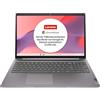 Lenovo Chromebook IdeaPad Slim 3i | Display touch Full HD da 15,6 | Intel Celeron N4500 | 8 GB di RAM | SSD da 128 GB | Grafica Intel UHD | Chrome OS | QWERTZ | grigio | 3 mesi di assistenza P