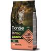 MONGE BWILD GATTO ADULT SALMONE CON PISELLI 1,5KG
