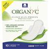 Organyc Assorbenti Notte con Ali in Cotone Certificato 100% Biologico, 4 Confezioni da 10 Unità , Totale 40 Unità