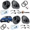 Focal Kit 8 Casse Altoparlanti FOCAL ASE 165 Ant+Post per Volkswagen Vw Golf VII 7